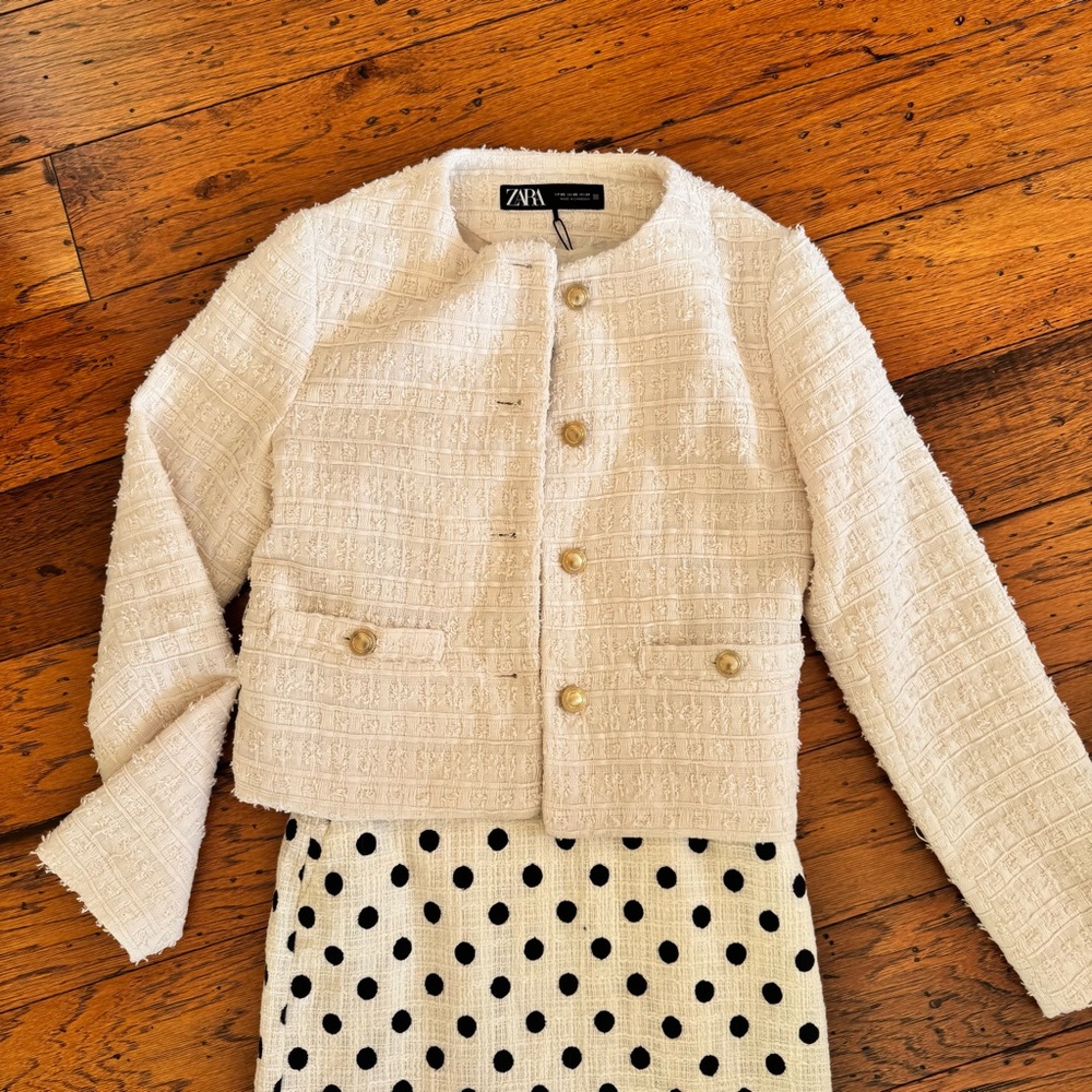 Zara Women Tweed lady jacket